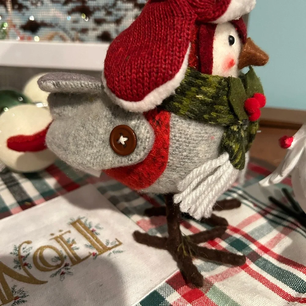Rare Target Featherly Friends 2013 and resin Christmas bird